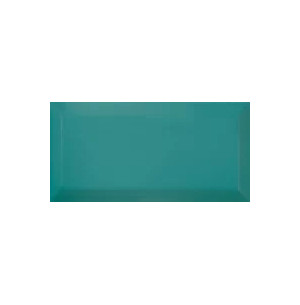 Bisel Turquesa Brillo 10x20 - Ribesalbes
