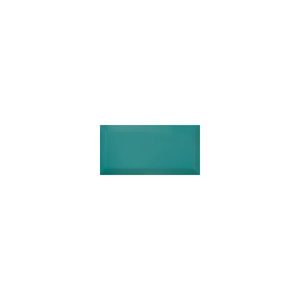 Bisel Turquesa Brillo 10x20 - Ribesalbes
