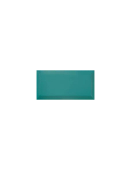 Bisel Turquesa Brillo 10x20 - Ribesalbes