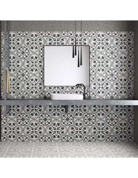 Cuban White Ornate 22,3x22,3  - Peronda
