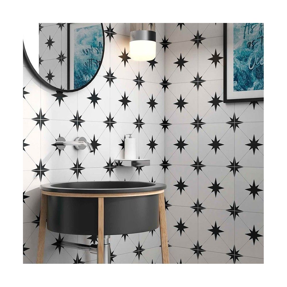 Llevant Black 22,3x22,3 - Geotiles