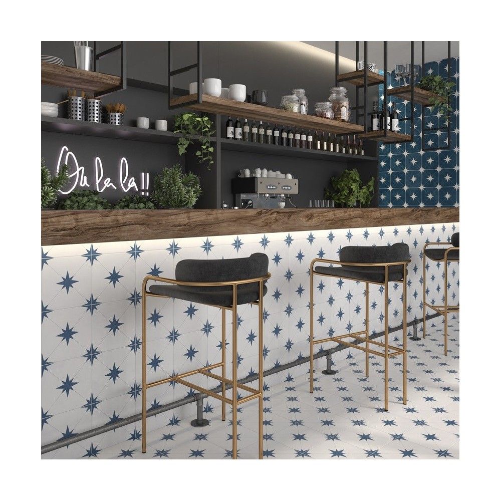 Llevant Blue 22,3x22,3 - Geotiles