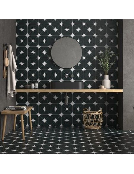 Ponent Black 22,3x22,3 - Geotiles
