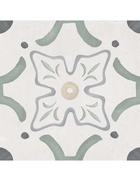 Sirocco Green Flower 22,3x22,3 - Peronda
