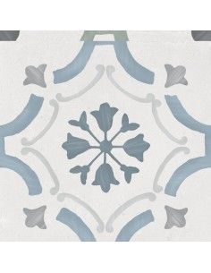 Sirocco Blue Ornate 22,3x22,3 - Peronda