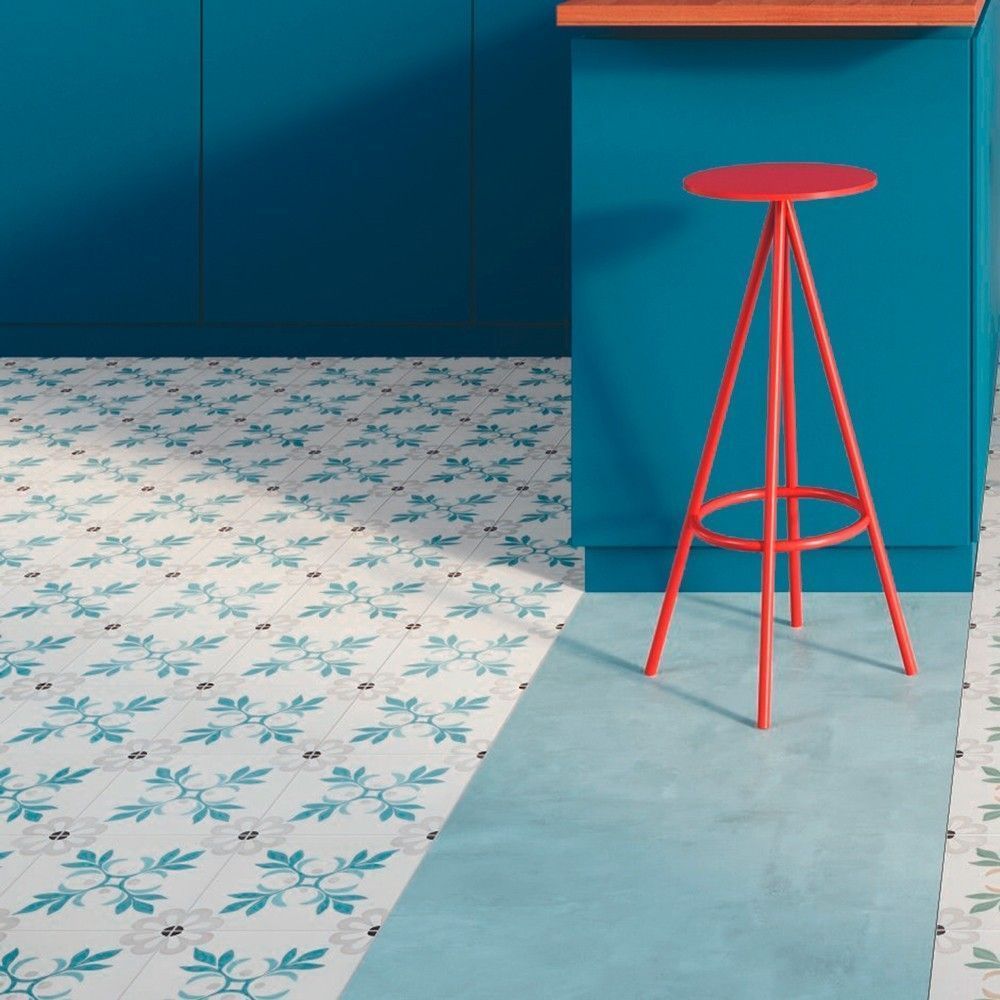 Sirocco Blue Garden 22,3x22,3 - Peronda