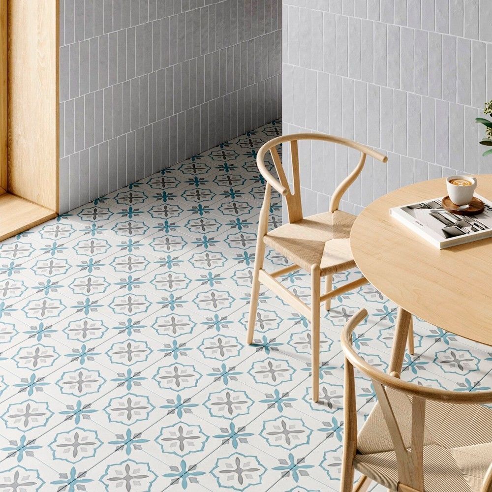 Sirocco Blue Cross 22,3x22,3 - Peronda