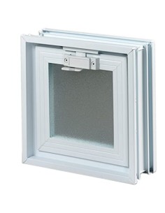 Ventana de ventilación con mosquitera 19x38x8 pavés 2/19V Eolo Whitte