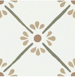 Provenza Green Flower 22,3x22,3 - Peronda