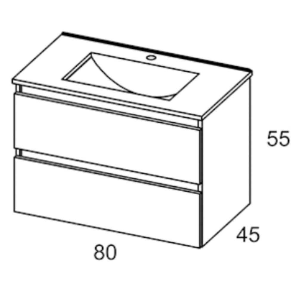 Mueble de Baño BOX 2C