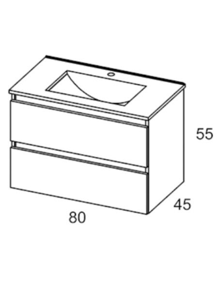 Mueble de Baño BOX 2C