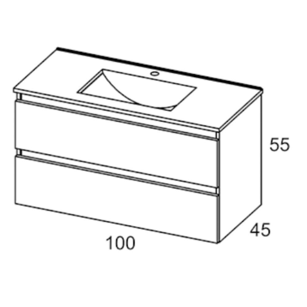 Mueble de Baño BOX 2C