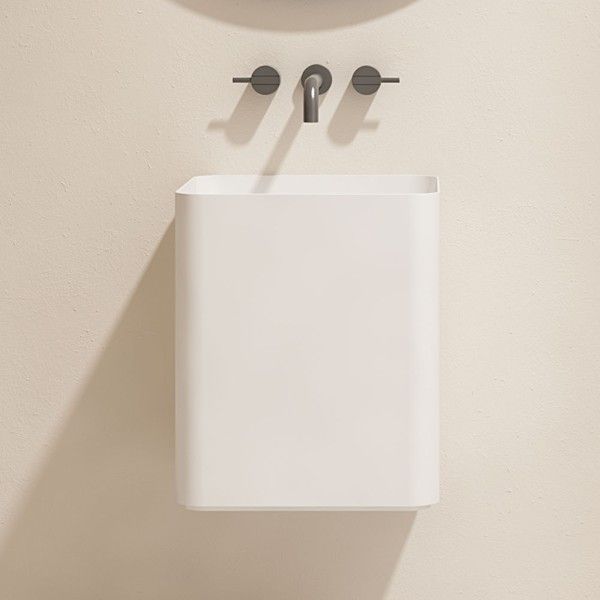 Lavabo Aris Solid Surface Blanco