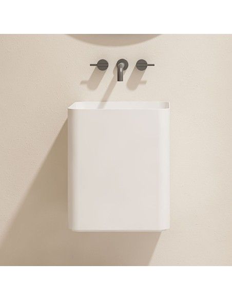 Lavabo Aris Solid Surface Blanco