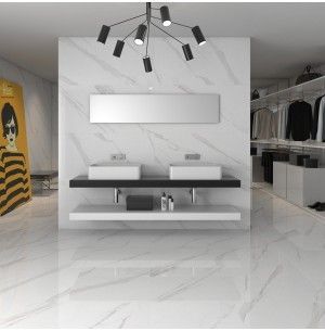 Statuary Blanco Pulido 60x120 - Geotiles