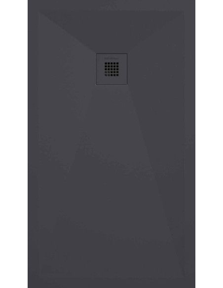 Plato de ducha Antracita Liso Smart Stone