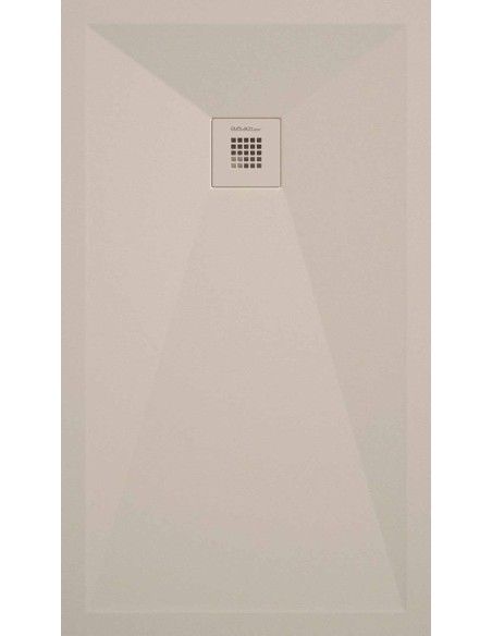 Plato de ducha Crema Liso Smart Stone