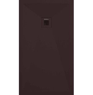 Plato de ducha Chocolate Liso Smart Stone