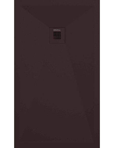 Plato de ducha Chocolate Liso Smart Stone