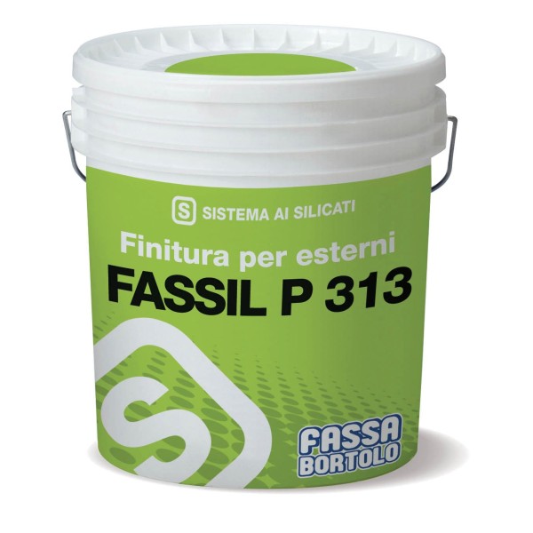 Pintura al agua mineral a base de silicatos lisa COLOR BLANCO 5 litros o14 litros P 313 Fassa Bortolo