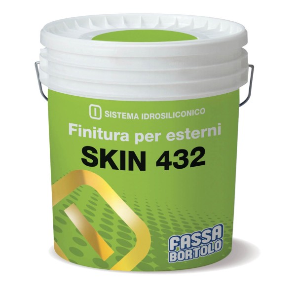 Pintura siloxanica de protección SKIN 432 Fassa Bortolo (color blanco) 14 litros