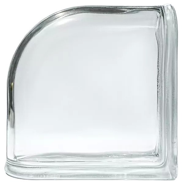 Smart Double End Block Clear Terminal Curvo Liso Transparente 19x19x8