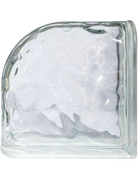 Smart Double End Block Wave Terminal Curvo Ondulado Transparente 19x19x8