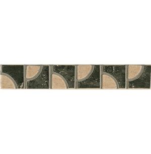 Cenefa LDM-2 Beige-Verde 4x25