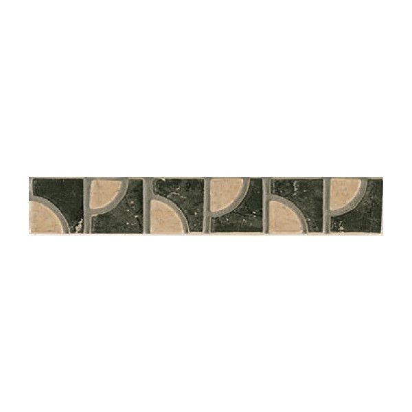 Cenefa LDM-2 Beige-Verde 4x25