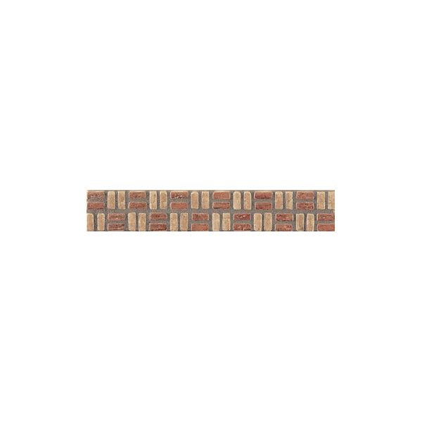 Cenefa LDM-4 Noce-Rosso 4x25