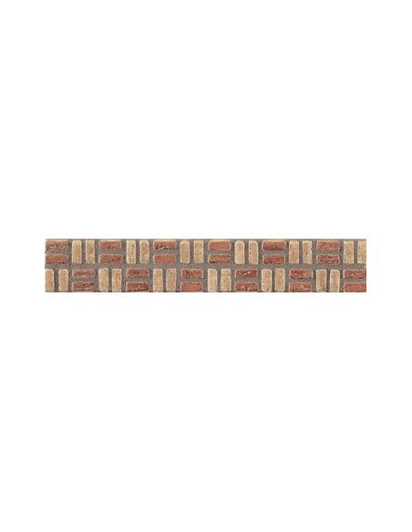 Cenefa LDM-4 Noce-Rosso 4x25