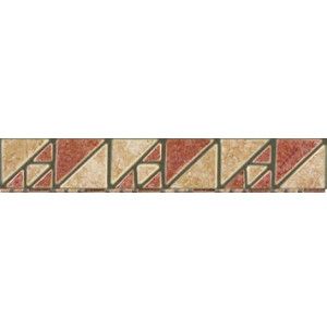Cenefa LDM-6 Beige-Rosso 4x25