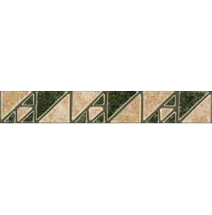 Cenefa LDM-6 Beige-Verde 4x25
