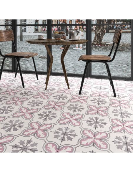 Swansea Orchid Pink 45x45 - Ecoceramic