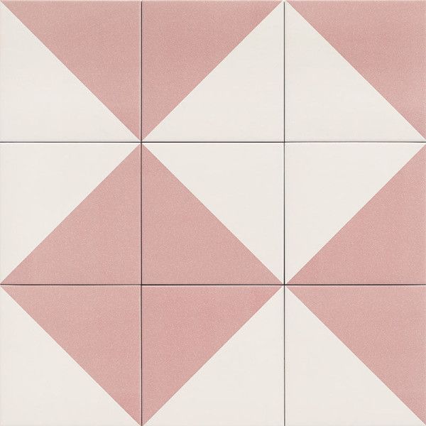 Fired Middle Pink 20x20 - Mainzu