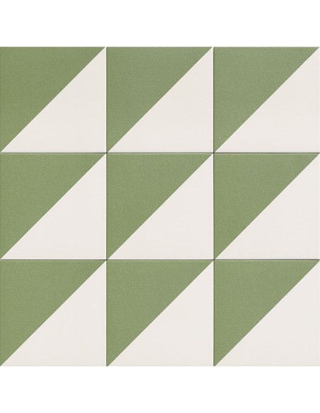 Fired Middle Green 20x20 - Mainzu