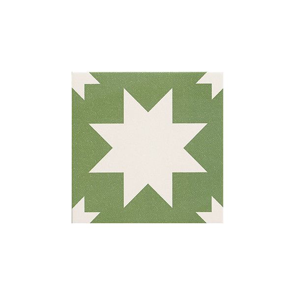 Fired Star Green 20x20 - Mainzu