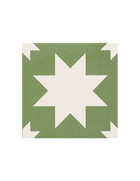 Fired Star Green 20x20 - Mainzu