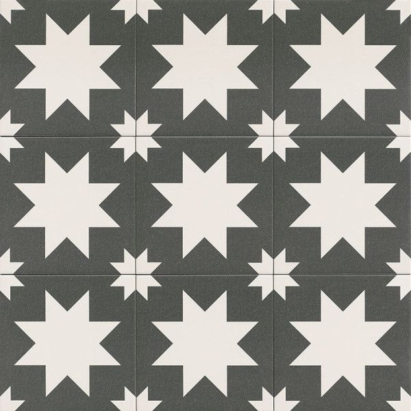 Fired Star Black 20x20 - Mainzu
