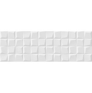 Blanco Brillo Relieve 30x90 Rectificado - Geotiles