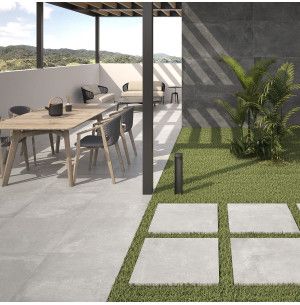 Ground Gris Antideslizante 60x60 20 mm - Geotiles 2