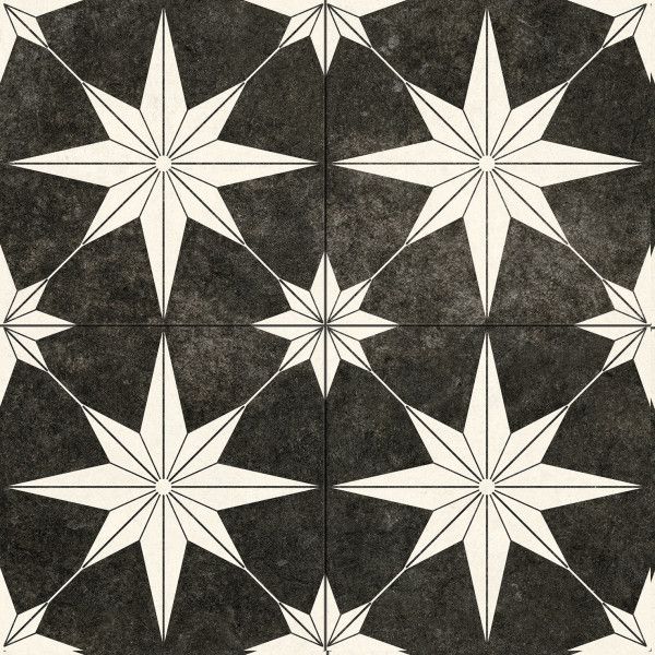 Star Black Antic 45x45 - Navarti