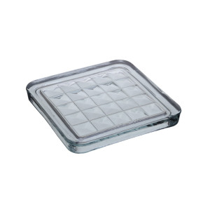 Placa de cristal pisable Diamante 20x20x2,2
