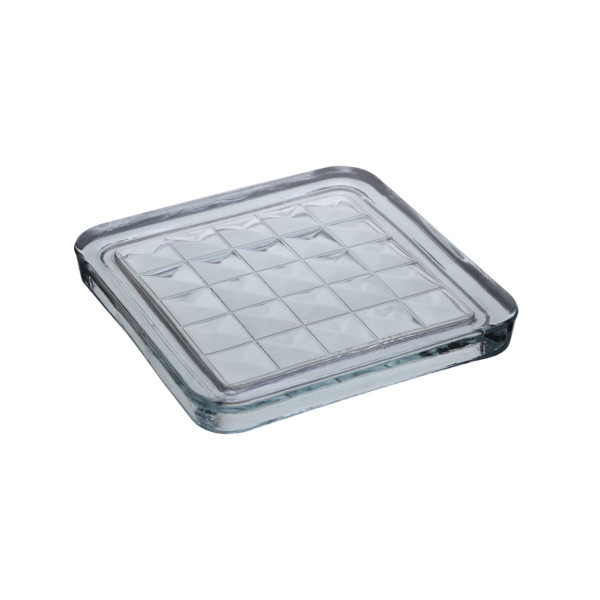 Placa de cristal pisable Diamante 20x20x2,2