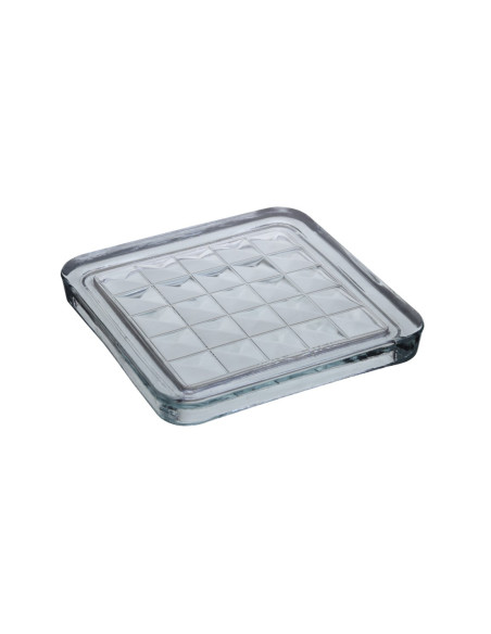 Placa de cristal pisable Diamante 20x20x2,2