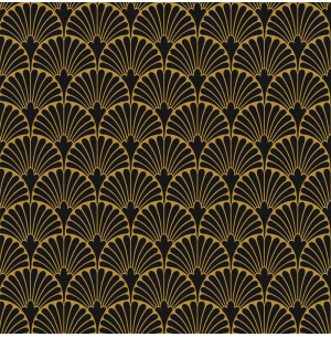 Art-Deco Black Manhattan 30x30 - Aparici