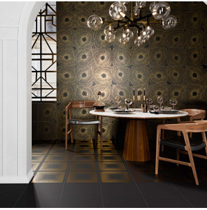 Art-Deco Black Spritz 30x30 - Aparici 2