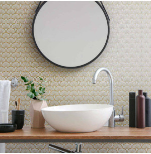 Art-Deco White Manhattan 30x30 - Aparici 2