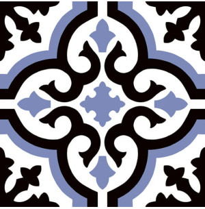 Cosenza Azul 22,5x22,5 - Mijares Cerlat