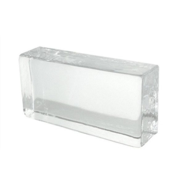 Ladrillo de Vidrio Macizo Transparente 10x20x5